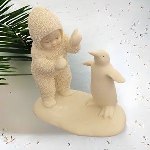 Dept 56 Snowbabies Figurine "I'll Teach You A Trick" 1993 In Box No Hoop Penguin